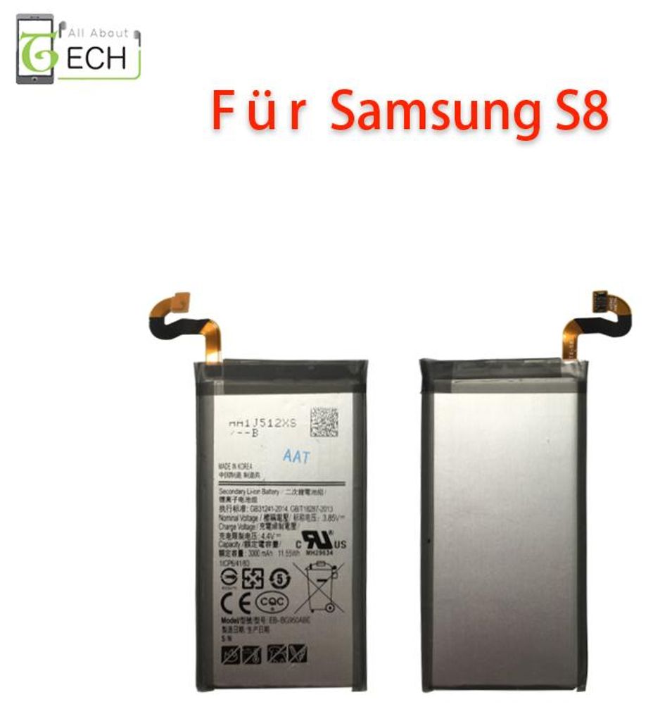 Ersatz Akku für Samsung Galaxy S8 SM-G9500 ersetzt Produktbild 