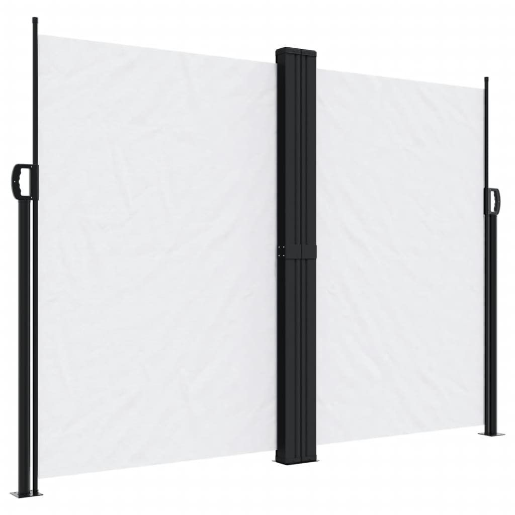 vidaXL Bočná výsuvná markíza biela 180x600 cm Obrázok produktu 
