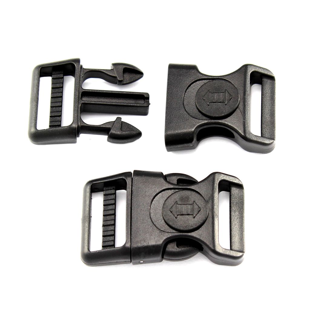 10 Steckschnallen mit Sicherung 20mm Steckschließer Steckschnalle f Gurtband