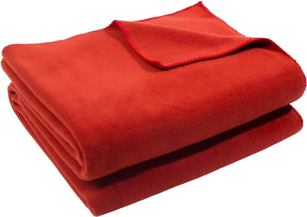 Zoeppritz Plaid Ruggine 110x160 | L'Abbraccio Soft-Fleece Perfetto