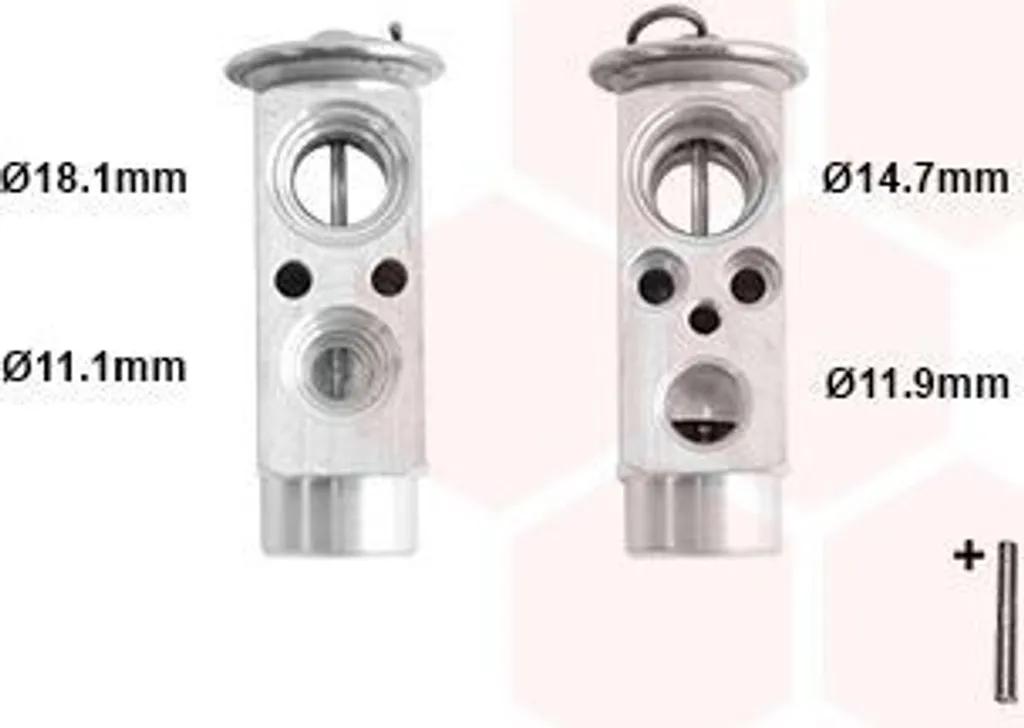 Soupape d'expansion climatisation Mercedes-Benz SLK et Vito Van Wezel
