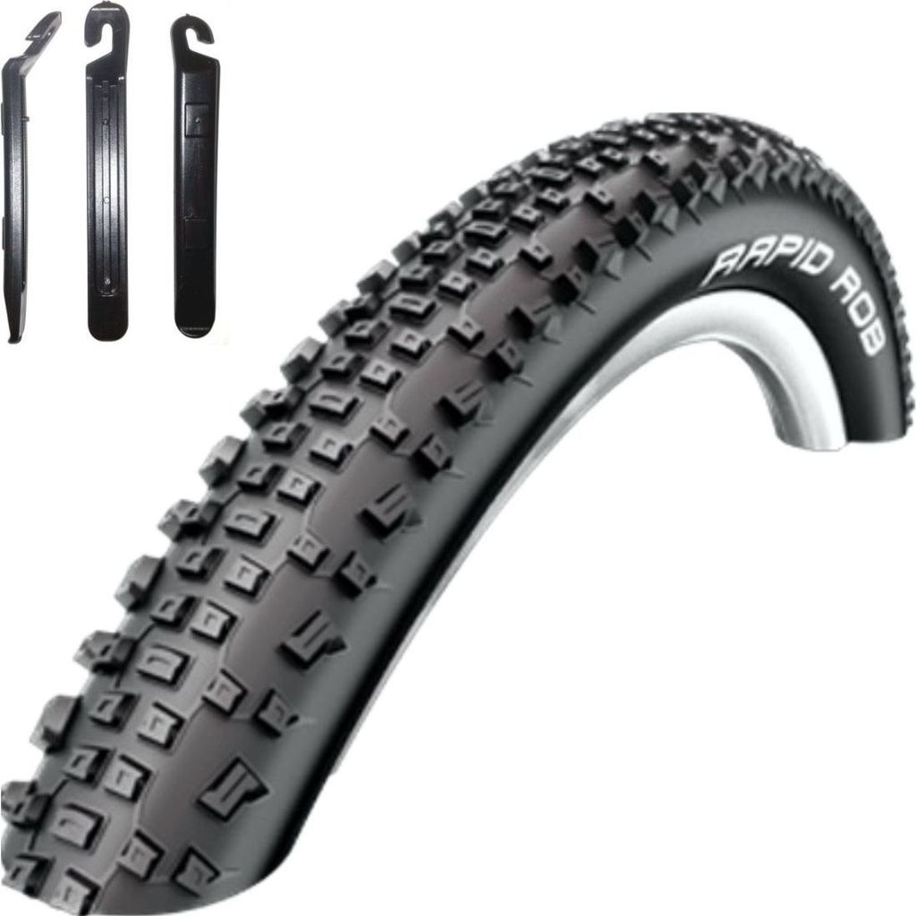 1 x Schwalbe Rapid Rob Reifen 57-559 (26 x 2,25) inkl. Produktbild 
