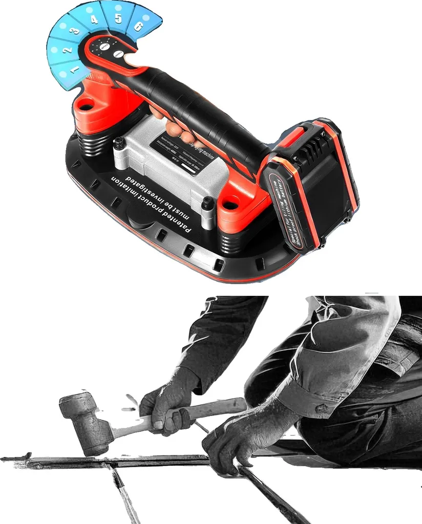 Ventouse vibrante pour carrelage Pro - Transmission 6 vitesses réglables