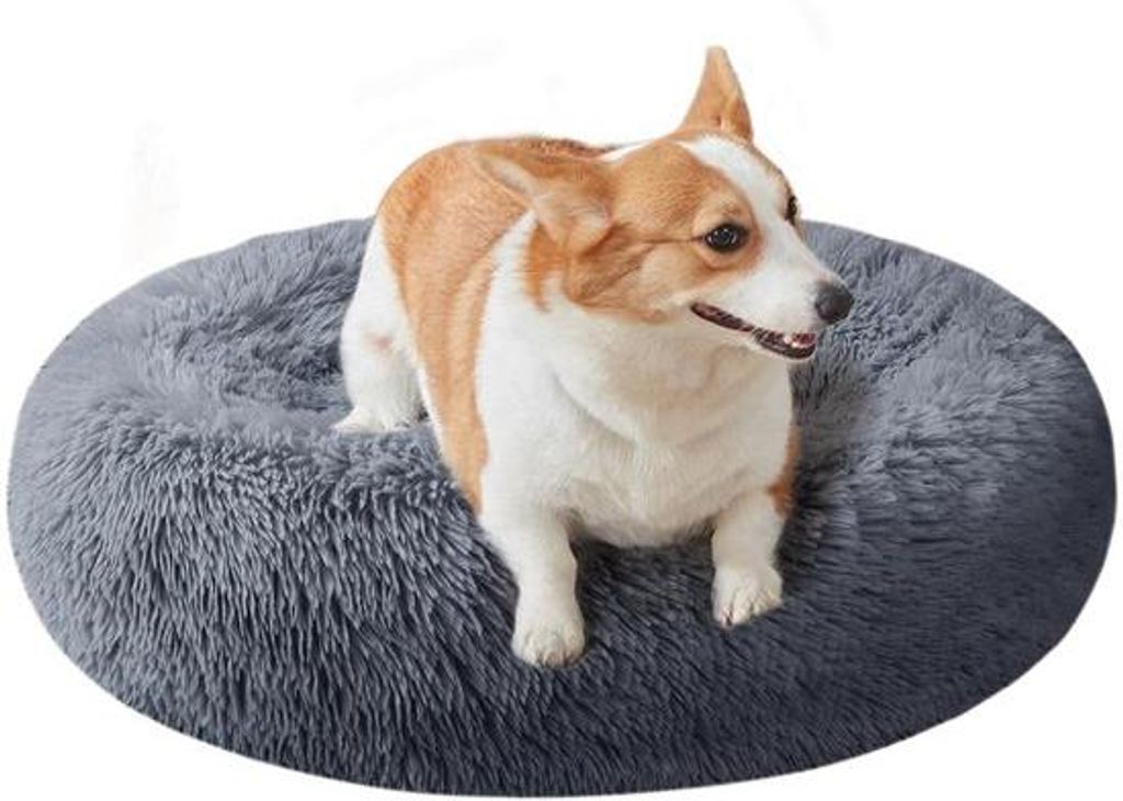 Hundefutterbett 60 cm, waschbar, für kleine und große Hunde, Schiebeunterlage mit Rutschhemmung.
