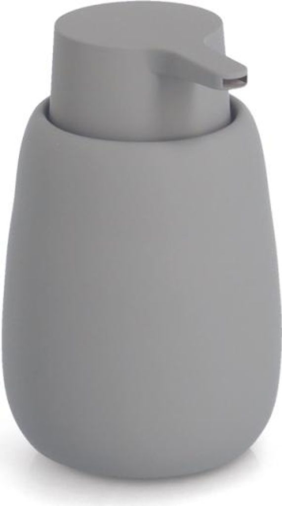 ZELLER Distributore di sapone in Vetroceramica grigio 8,8 x Immagine del prodotto 