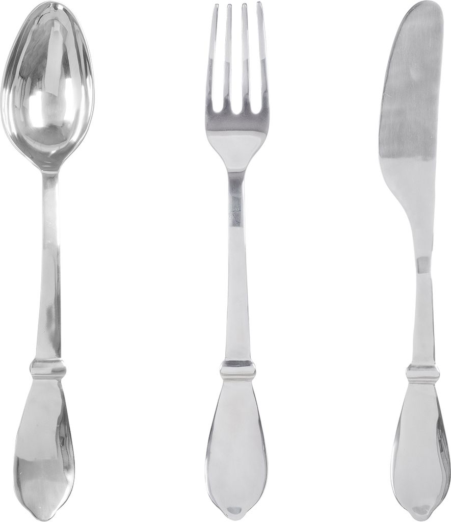 Gilde Wandobjekt, Besteck, " XL Besteck", Aluminium, Image du produit 