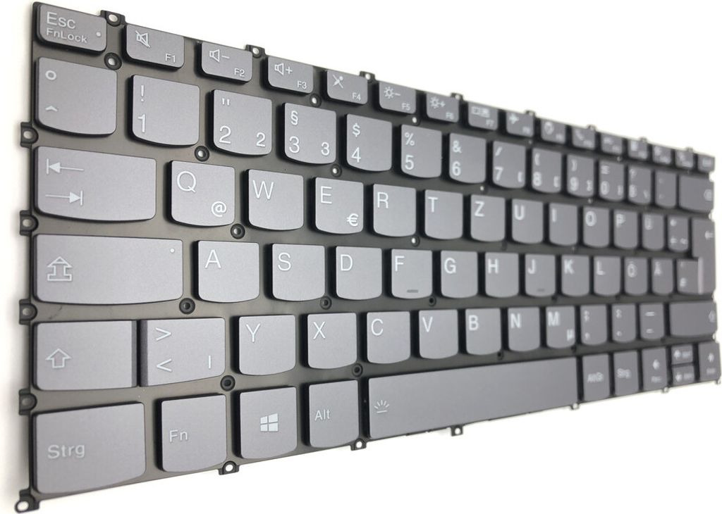 DEUTSCHE - Tastatur Keyboard Schwarz mit Beleuchtung kompatibel für Lenovo AIR 14 2021