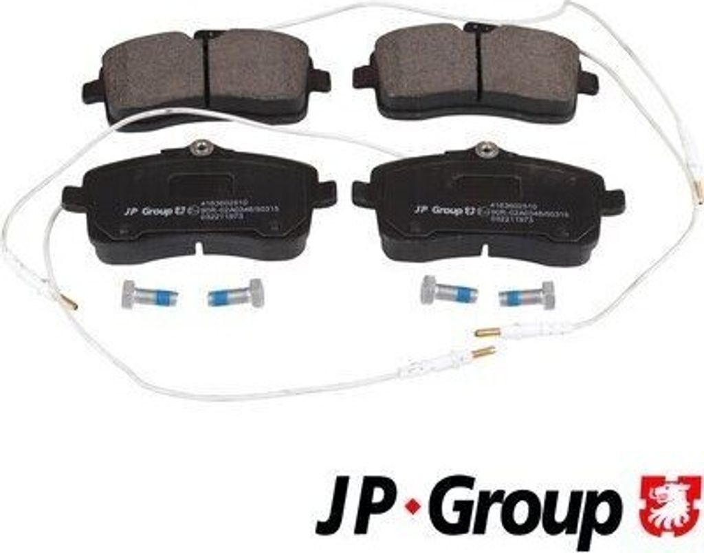 JP GROUP Bremsbeläge Satz Vorne passend für PEUGEOT 407 SW (6E) 4163602510