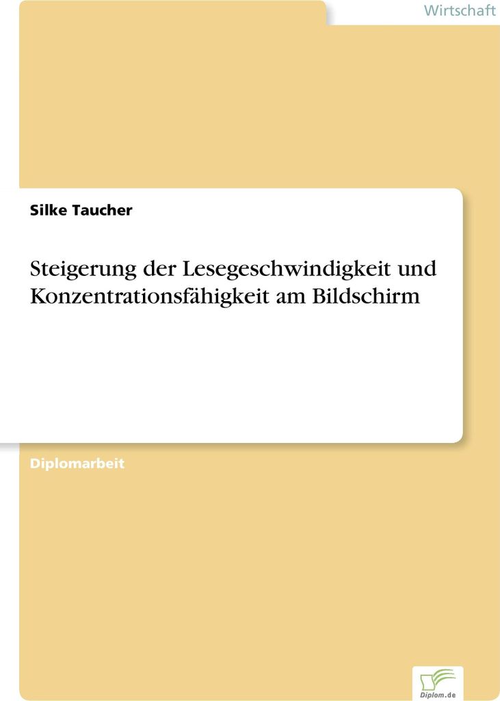 Steigerung der Lesegeschwindigkeit und Konzentrationsfähigkeit am Bildschirm