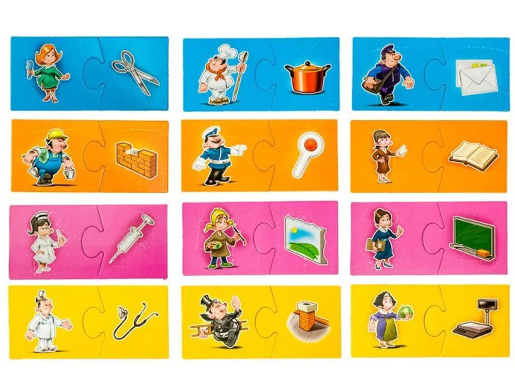Kit d'organisation pour bureau Professions 00857 - Clips éducatifs