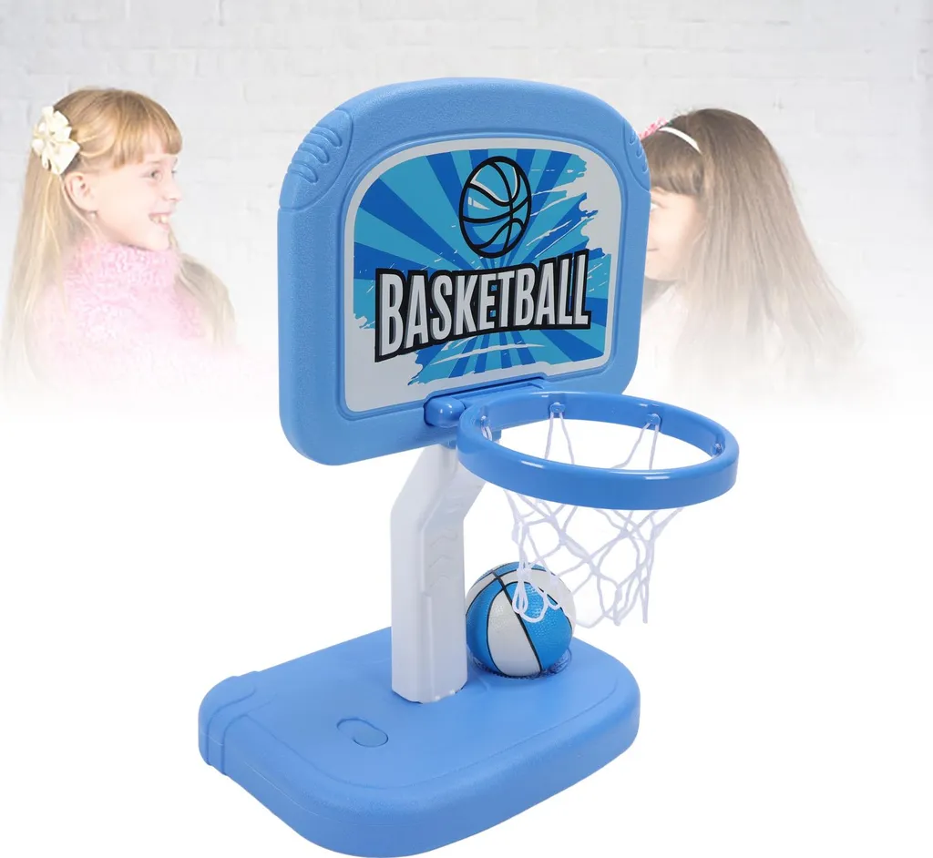 Panier de basket pour piscine réglable avec 2 ballons et pompe incluse
