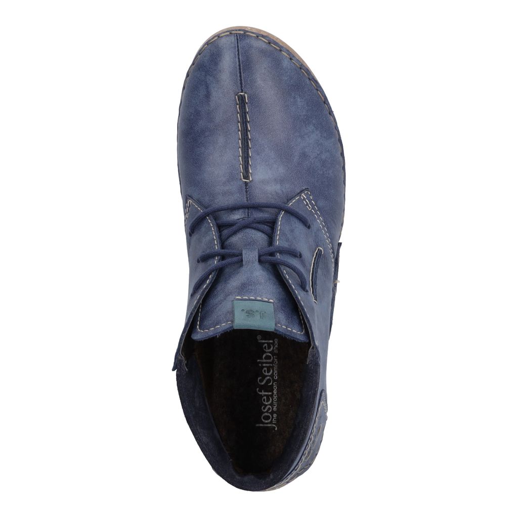 Josef Seibel Damen Stiefelette herausnehmbare Sohle Schalensohle Fergey 65 59665, Größe:38 EU, Farbe:Blau