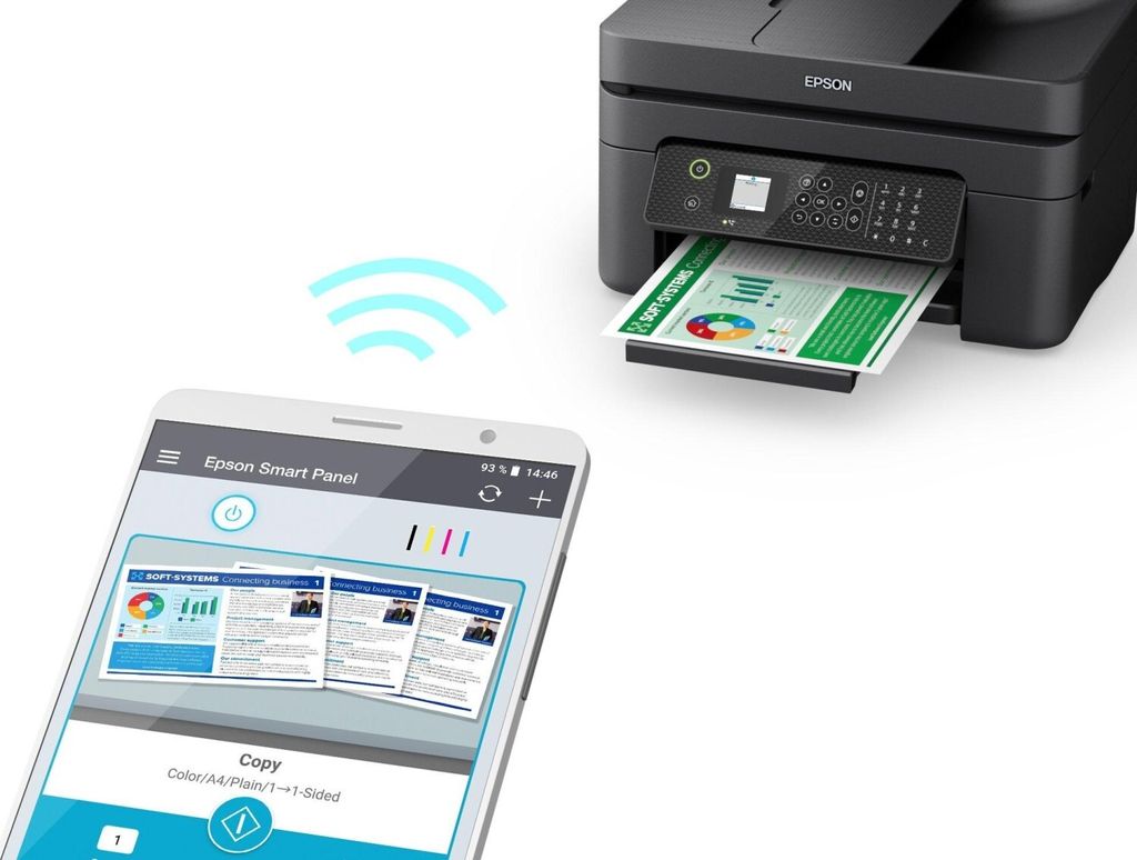 Epson WorkForce WF-2930DWF, Tintenstrahl, Farbdruck, 5760 x Produktbild 18