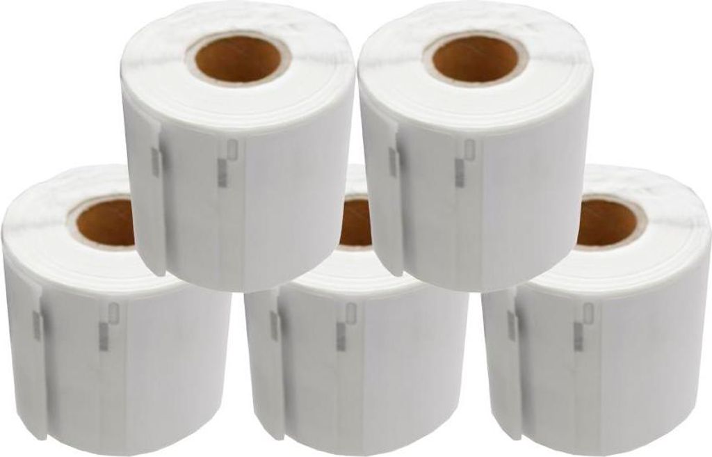 5 Rollen Etiketten für Dymo Typ 99019 Ettiketten 59x190 mm