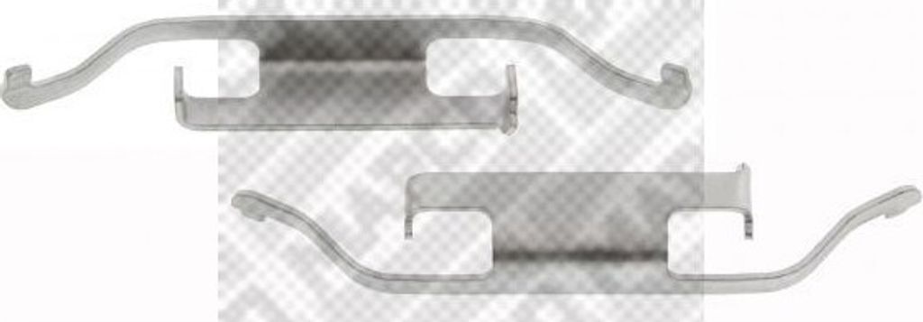 2x MAPCO 9600 Zubehörsatz Scheibenbremsbelag Hinten für BMW 3 Touring (E91) 3 Limousine (E90) 3 Limousine (E46) 1 Schrägheck (E87) 3 Touring (E4...
