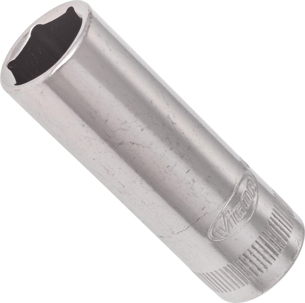 VIGOR Steckschlüsseleinsatz lang V2700N 1/4" Außen Sechskant Profil SW 12 mm