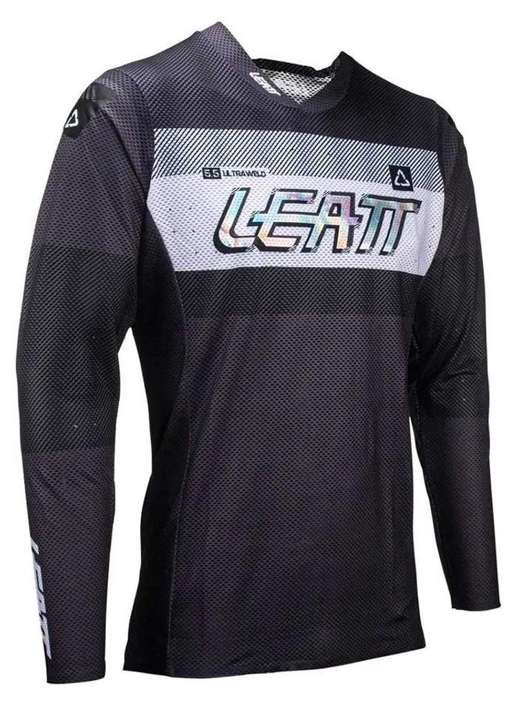 Leatt Jersey Moto 5.5 UltraWeld Graphite schwarz-grau-weiss 3XL