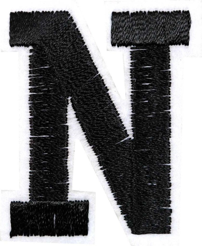 1 Buchstaben Aufbügler, 15-43x45mm, Applikation, Aufnäher, Produktbild 