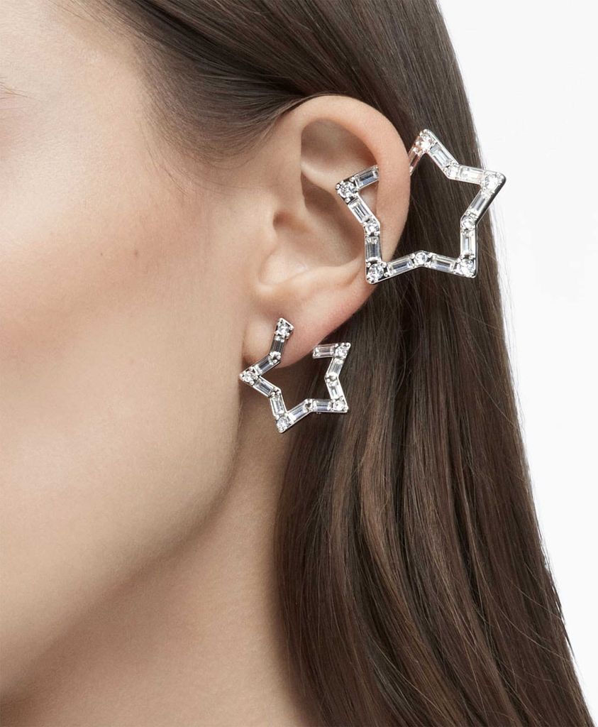 Swarovski Damen Ohrringe Ohrspange Set 3-teilig  Kristalle Produktbild 8