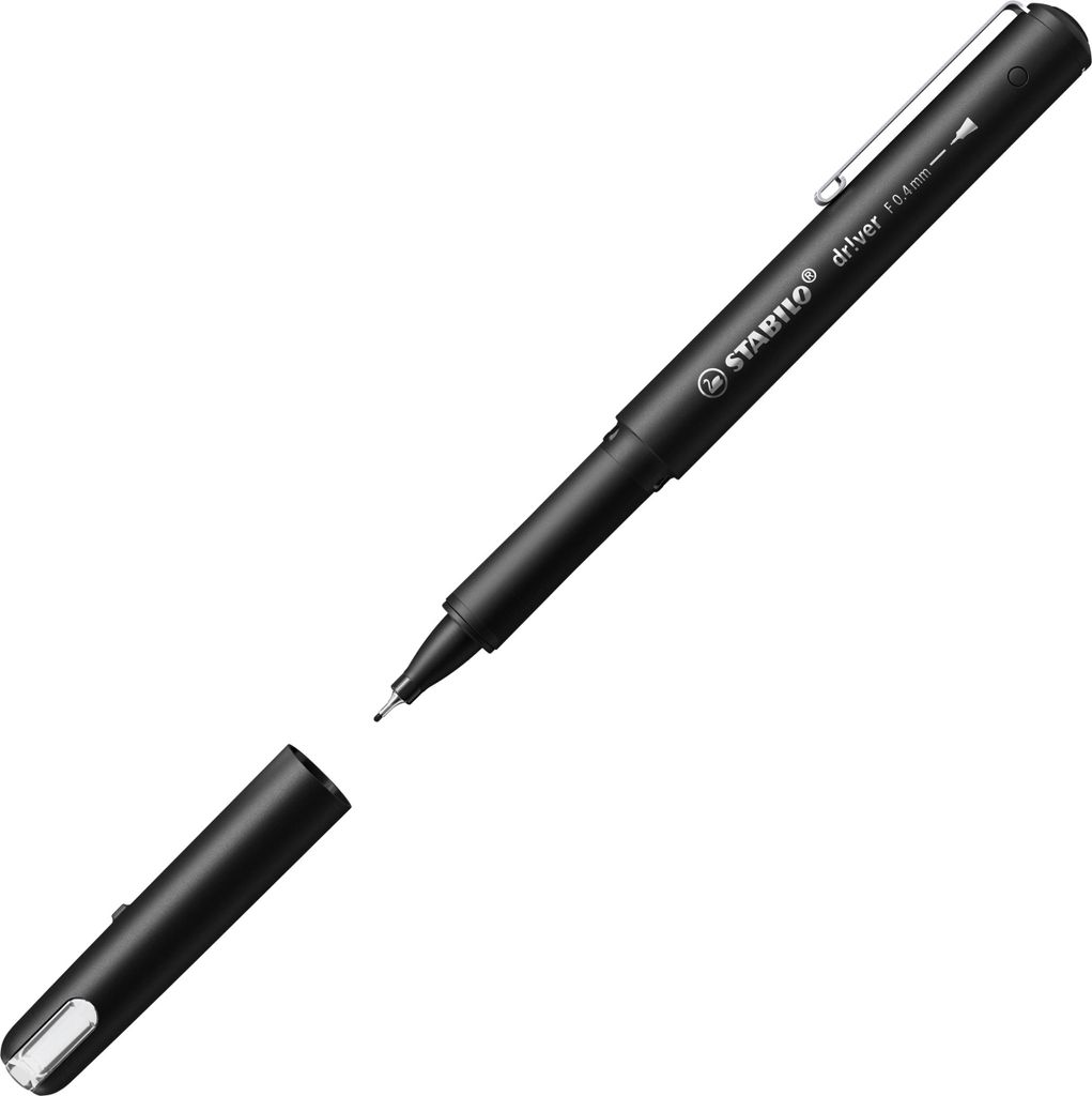 STABILO Fineliner dr!ver fein schwarz