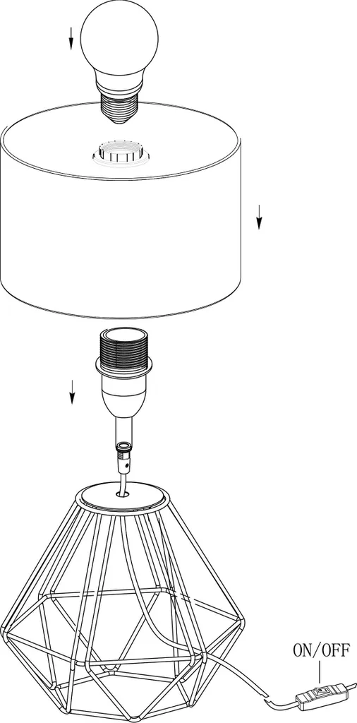 Lampada Eglo Carlton 2 Rame e Nero: Illuminazione d'Atmosfera Moderna - 15