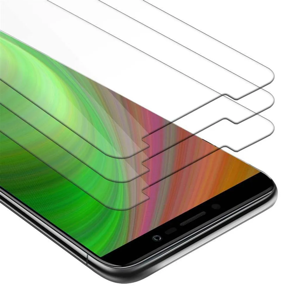 OFFERTA 3x Vetro Wiko Y80 Cadorabo - Protezione Display Blindata 9H