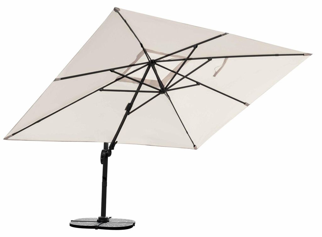 Sonnenschirm 3m x 4m, Aluminium; UV-Schutz; inkl. Produktbild 