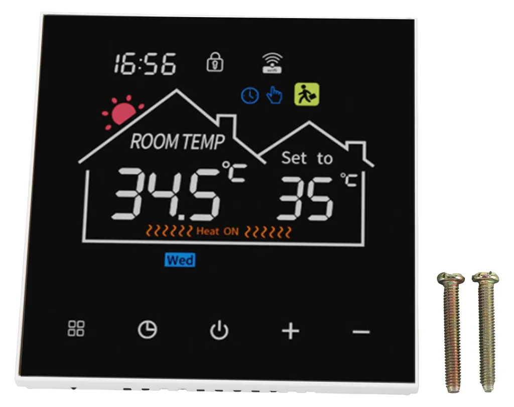 Thermostat numérique programmable et connecté pour chauffage à eau chaude