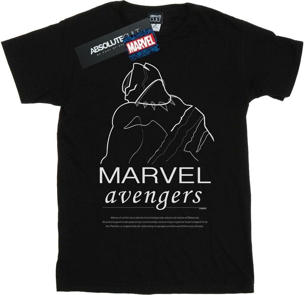Marvel - T-Shirt für Herren BI43198 (S) (Schwarz)