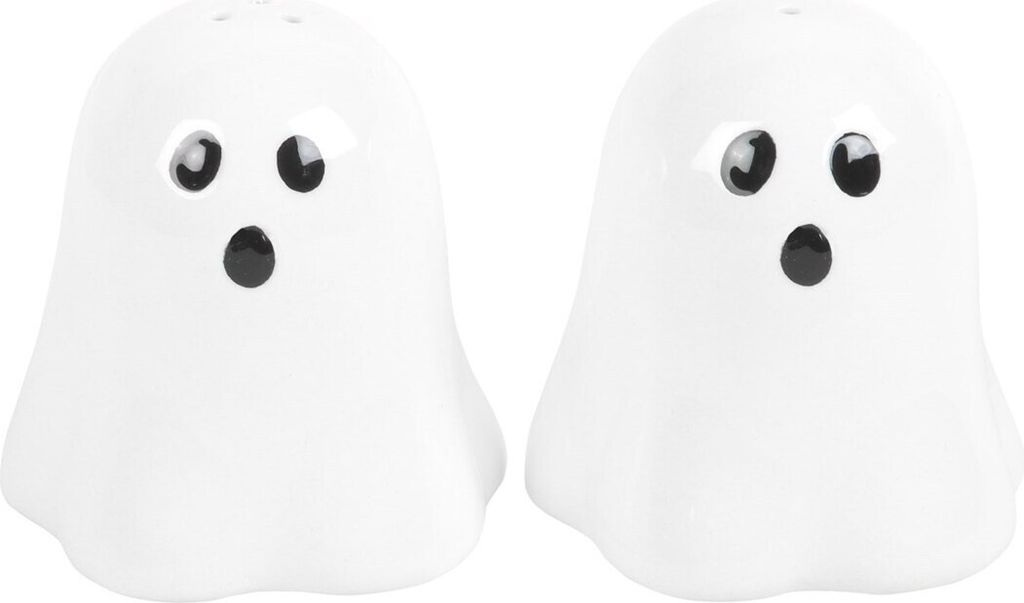 Something Different - Gespenst - Salz- und Pfefferstreuer, Halloween - Keramik SD6137 (Einheitsgröße) (Weiß)