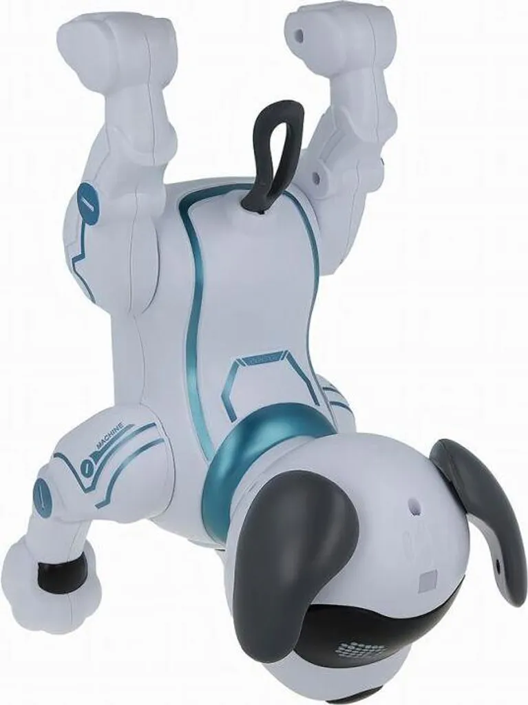 Robot Chien Interactif pour Enfant - Jouet Télécommandé Éducatif Blanc - 10