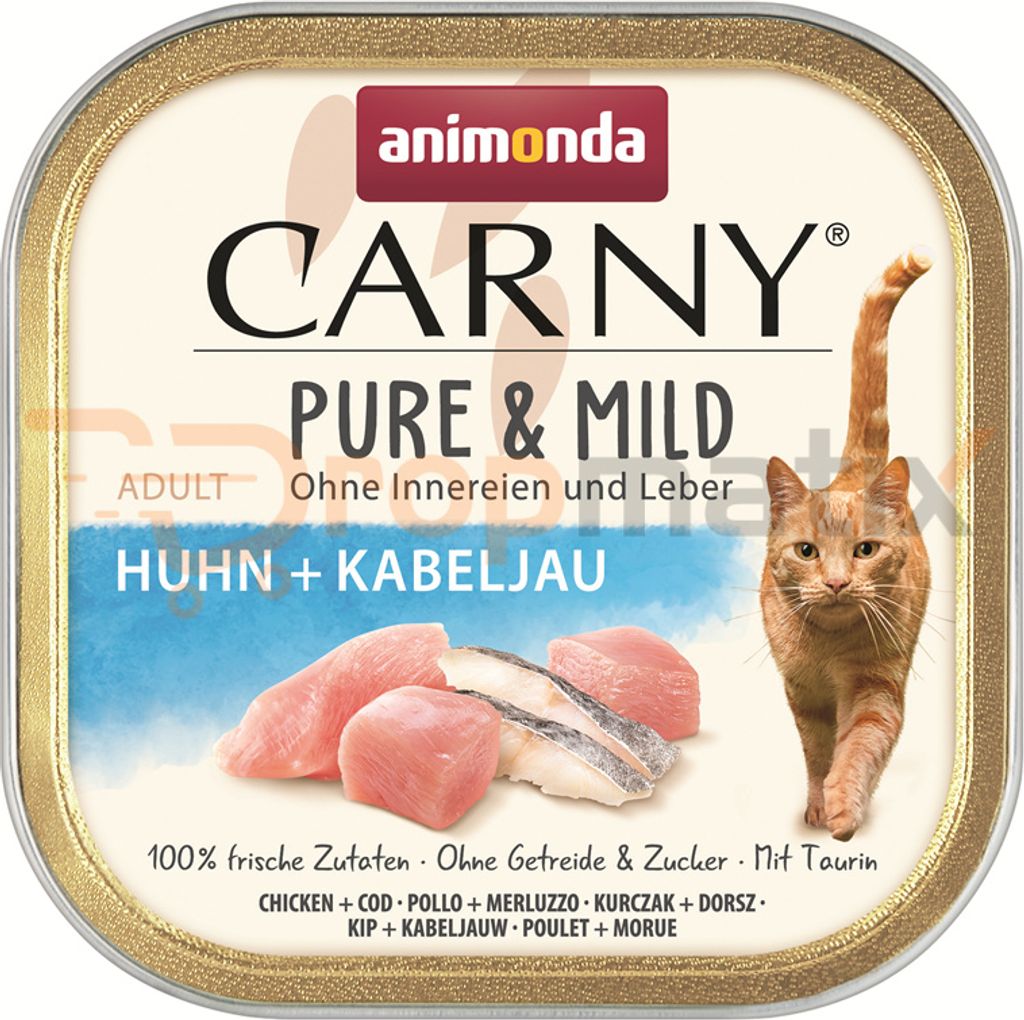 animonda Carny Pure & Mild Adult Huhn + Kabeljau 100 g