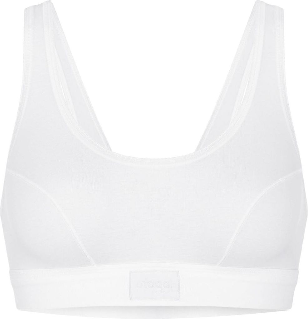 Sloggi Bio Damen-Bustier Double Comfort" weiß 40"