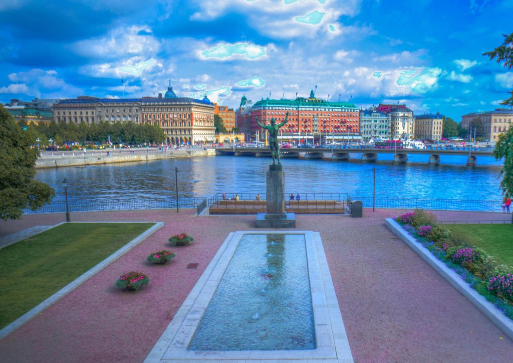 hansepuzzle 106007 - Stockholm Puzzle, 260 Teile, Orte, 41,0 x 28,0cm mit hochwertiger Aufbewahrung, Kartonbox und wiederverschließbarem Beutel