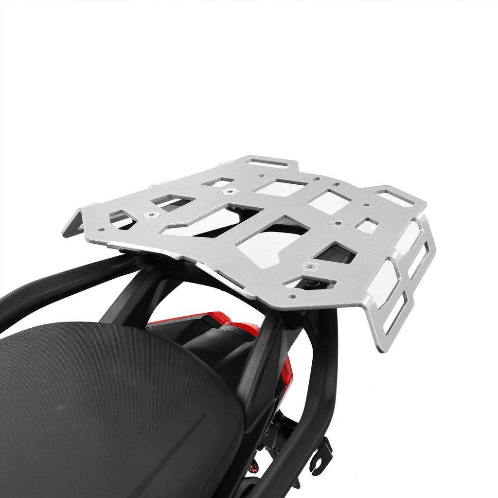 ZIEGER Gepäckbrücke kompatibel mit Ducat Multistrada V4 silber