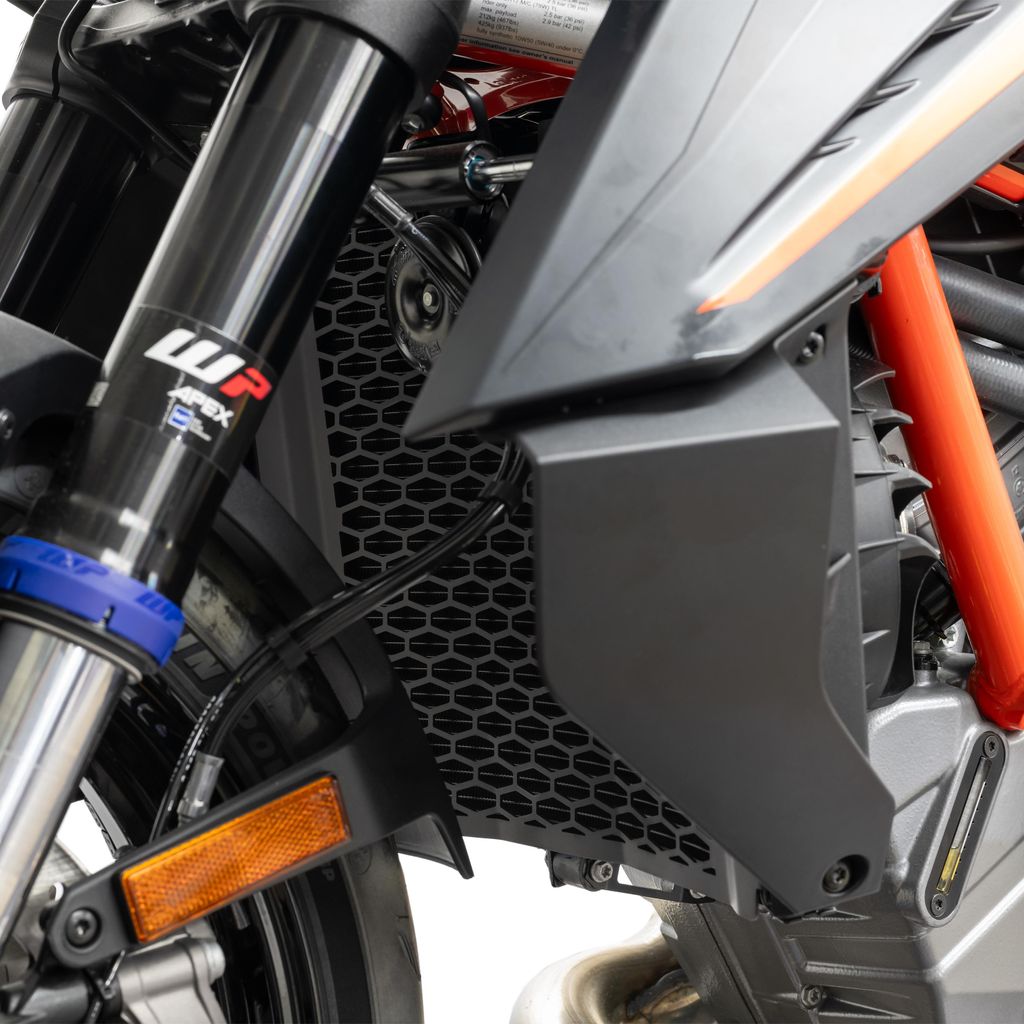 ZIEGER Pro Kühlerabdeckung kompatibel mit KTM 1390 Super Duke schwarz