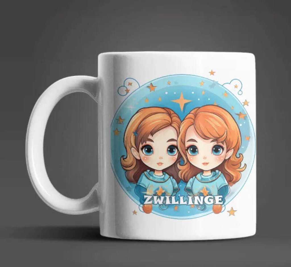 Sternzeichen Tierkreis Kaffeetasse Tasse Geschenkidee Produktbild 