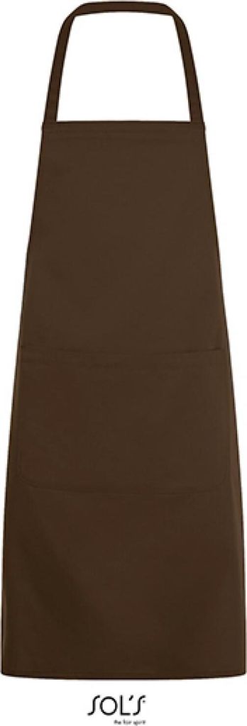 SOLs 01744 | Gramercy Apron - 80 x 63 cm - Farbe: Chocolate - Größe: 80 x 63 cm