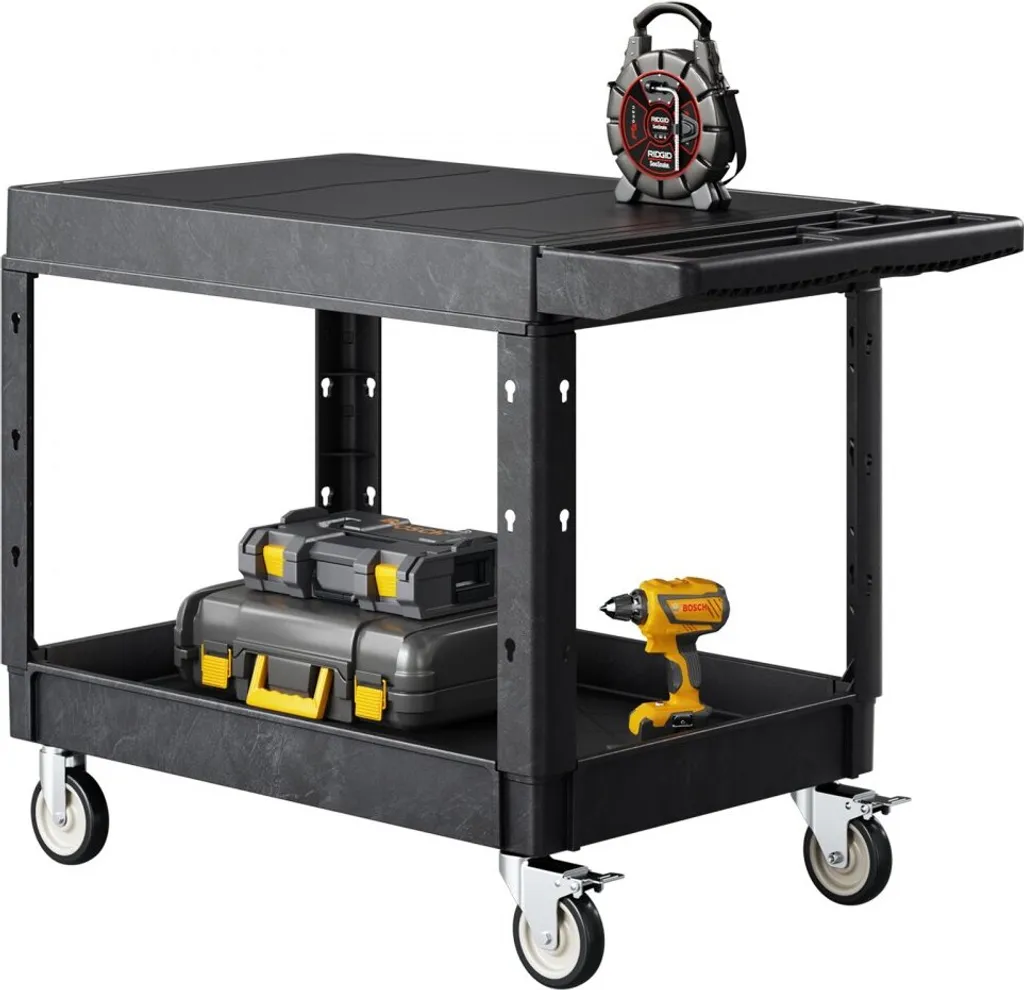 Chariot d'atelier 250kg - Chariot à outils à roulettes 1180x650x865mm