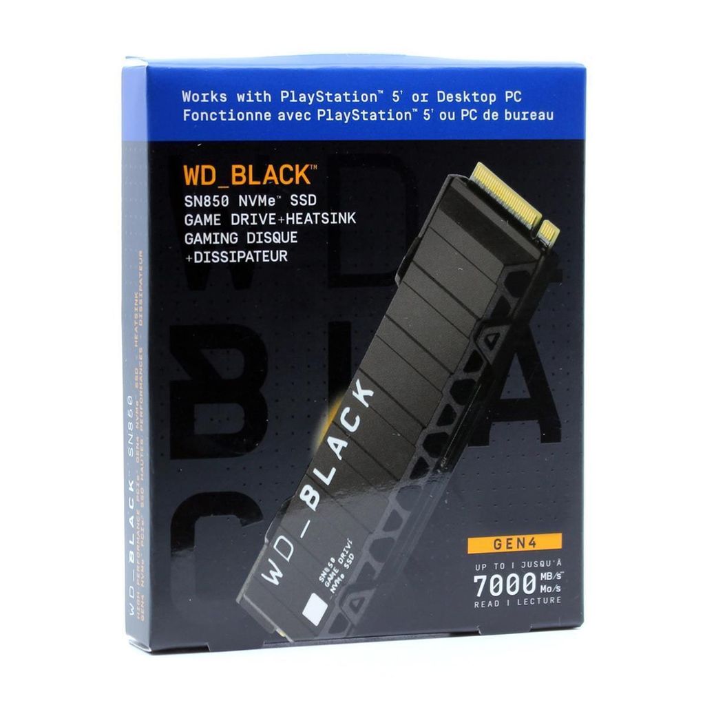 Western Digital Black SN850 M.2 1TB Kühlkörper