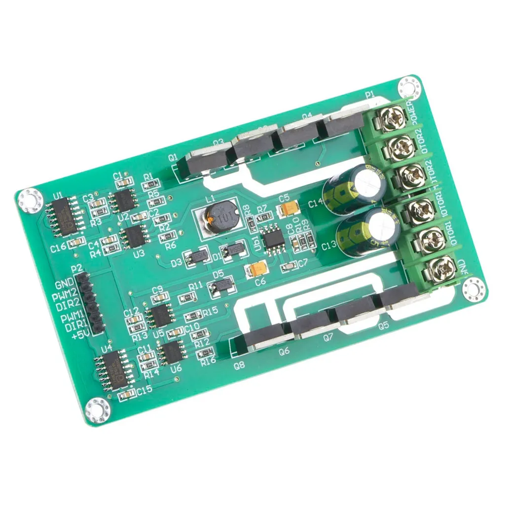 Scheda Driver Motore DC 10A Ponte H IRF3205 - Doppio Canale Robotica
