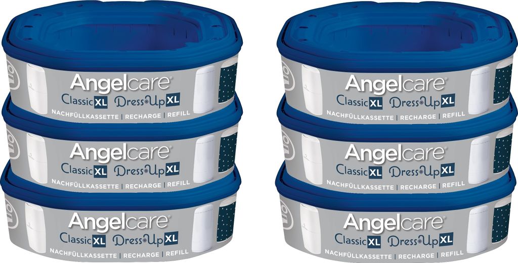 Angelcare Nachfüllkassette für Windeleimer Dress-Up und Produktbild 