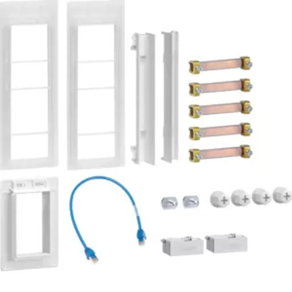 Liaison de jeux de barres 5p 250A Hager pour extension d'armoires TGBT