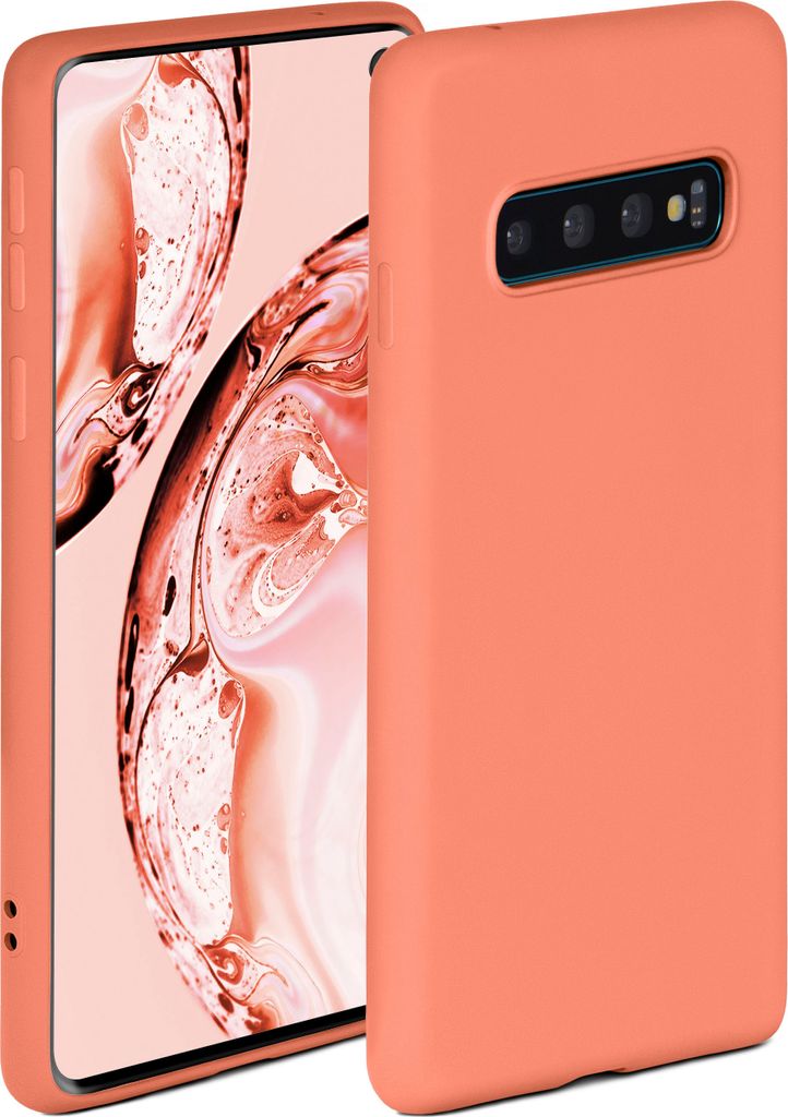 Soft-Case für Samsung Galaxy S10, Farbe:Papaya