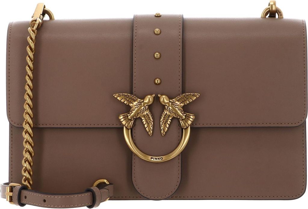 PINKO Umhängetasche Love One Classic ST. CL. Biscotto Produktbild 