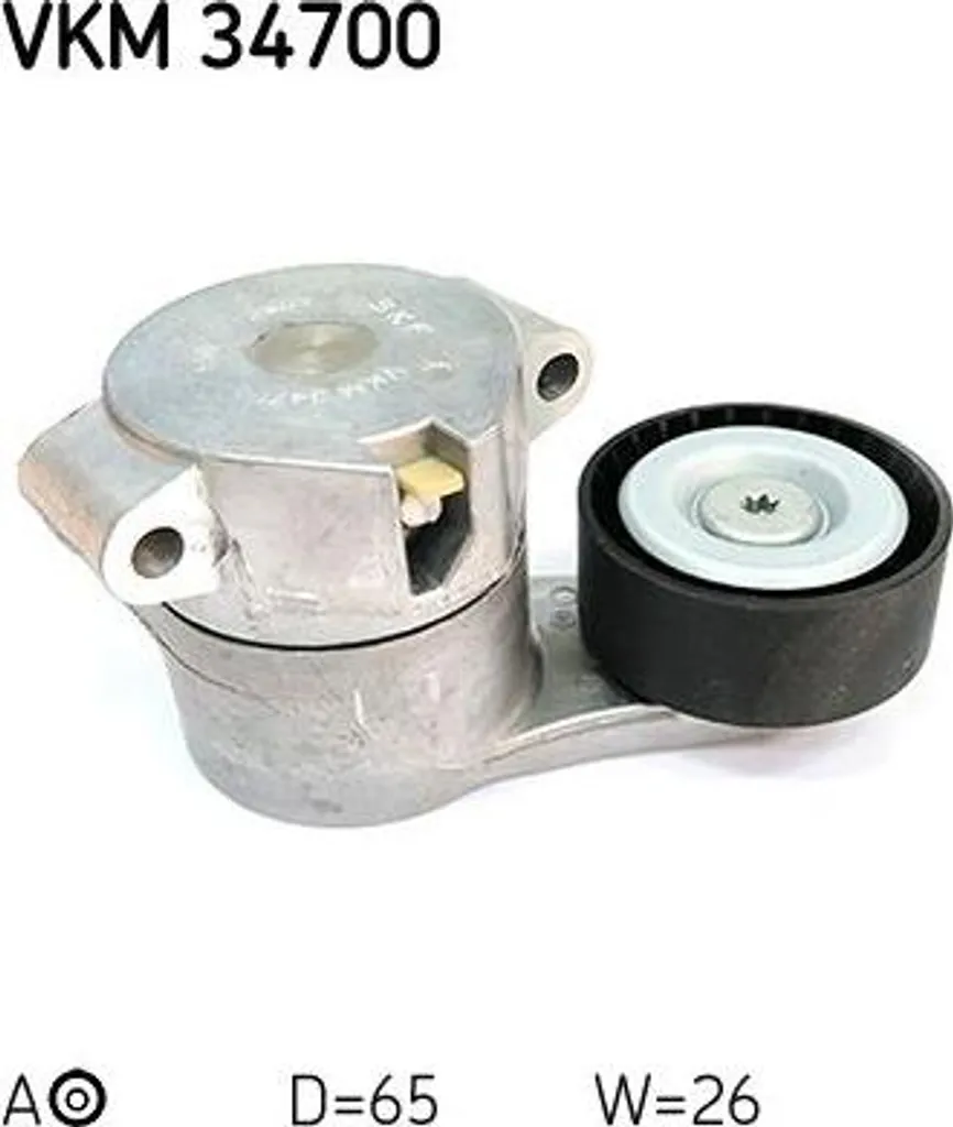 Rouleau Tendeur SKF VKM 34700 avec Filetage OE 5751F2 pour Type Cranté