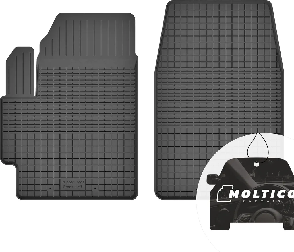 Set Tappeti Anteriori Gomma Mitsubishi Colt 2008-2012 Alta Resistenza