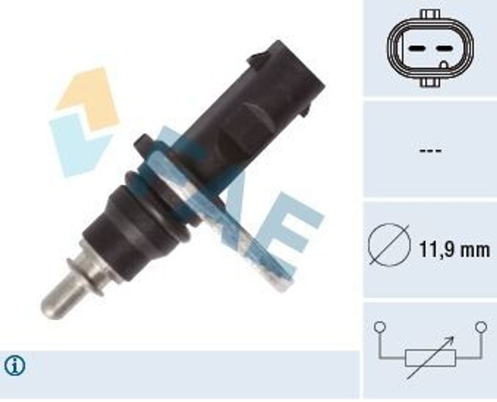 FAE Kühlmitteltemperatursensor 33894 für VW Golf VII Schrägheck (5G1, BQ1, BE1, BE2)