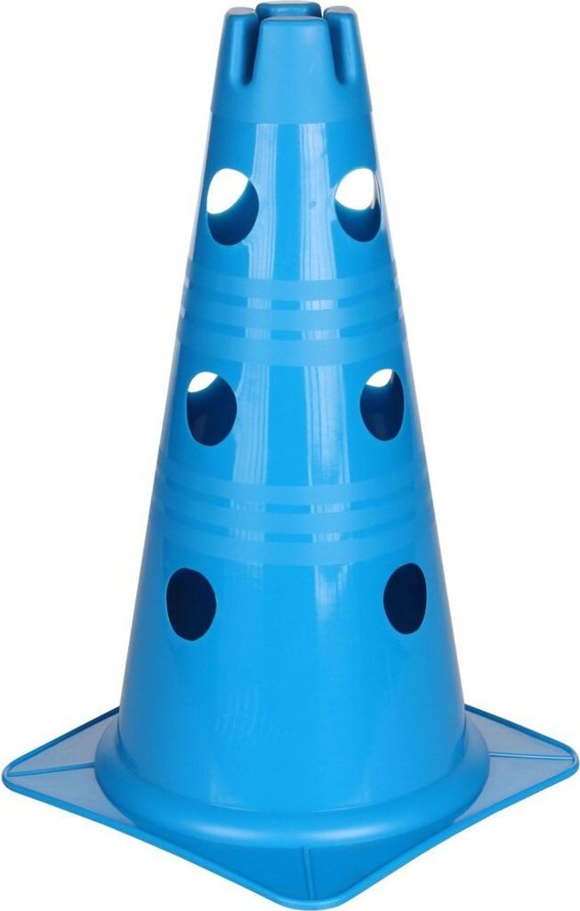 Multipack 4pcs Vario Kegel mit Löchern blau 30 cm