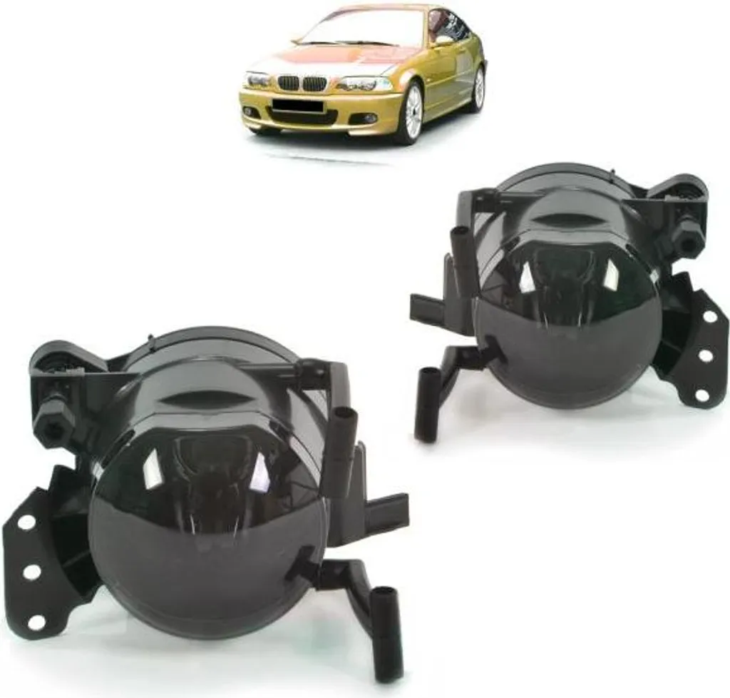 Feux antibrouillard en verre transparent NSW noir compatible BMW E90 E60